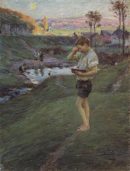 Rapaz com um Barco Rapaz com um Barco